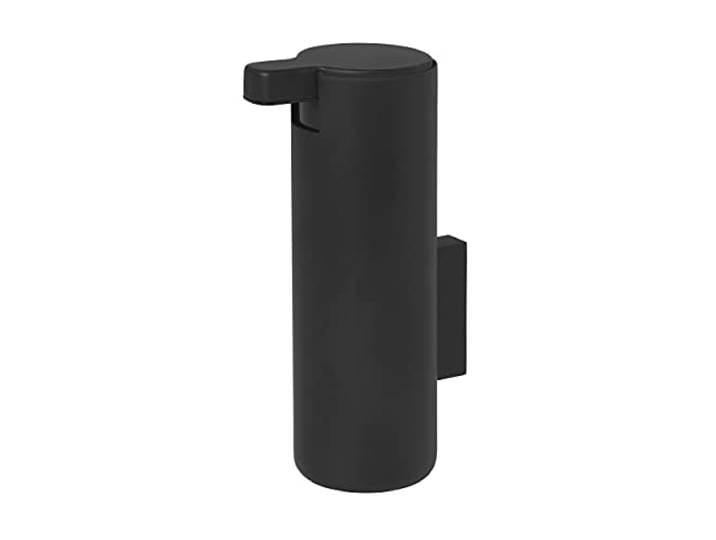 blomus Distributeur de Savon avec Support Mural Modo\, Distributeur doseur\, Noir\, 165 ML