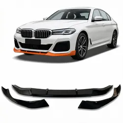 Frontspoiler schwarz glänzend passend für BMW 5er G30 G31 2020-2023