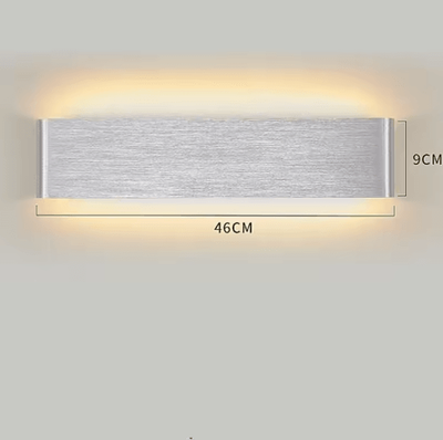 Inspire Picks 28W 32W Smart LED Wall Lamp Bluetooth APP Controlled Dimmable Modern Indoor Wall Sconce silver 32w tricolor Dimming