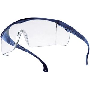Feldtmann Schutzbrille TECTOR BASIC, klar, Bügelbrille, dunkelblau