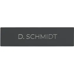 DoorBird D21x Namensschild für eine Ruftaste, individuelle Gravur – RAL 7011
