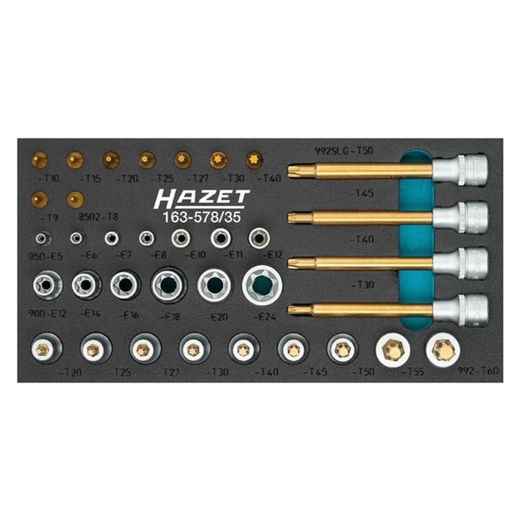Hazet TORX Schraubendreher-Steckschlüsseleinsatz Satz (163-587/35)