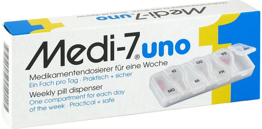 Medi 7 Uno Medikamenten Dosierer für 7 Tage