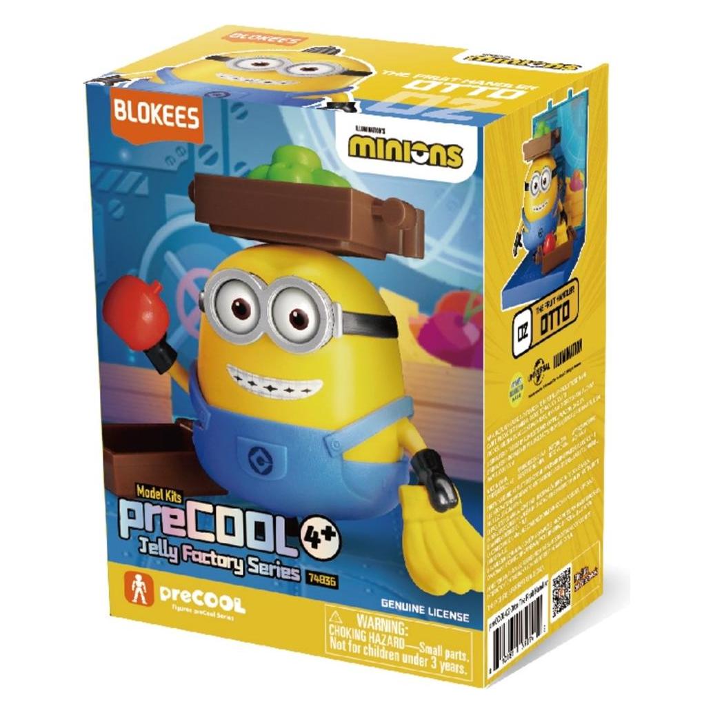 Blokees Minions PreCool Jelly Factory Series 1 Plastic Model Kit 02 Otto the Fruit handler (74836)