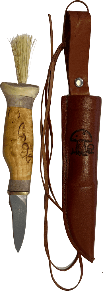 Wood Jewel Svampkniv med Borste