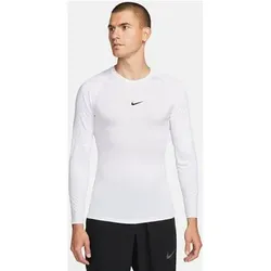 NIKE Herren Sweatshirt M NP DF TIGHT TOP LS, Größe XXL in Weiß Weiß