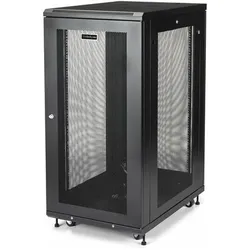 StarTech SERVER RACK 24U (24 HE, 19 Zoll Rack), Serverschrank, Schwarz