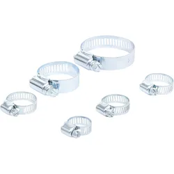 BGS DIY 80855 Sortiment Schlauchklemmen Durchmesser Ø 4 - 45mm 6 teilig