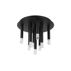 Globo Lighting Deckenleuchte   , schwarz , Maße (cm): H: 29,6  Ø: 34