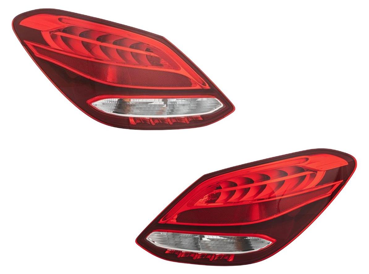 Rückleuchten-Set links rechts 12 V LED PY21W W16W HELLA für MB C-KLASSE