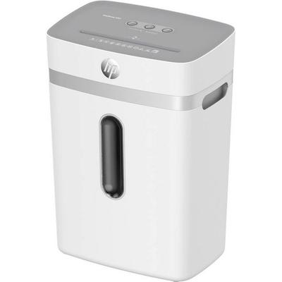 HP OneShred 12CC Aktenvernichter 12 Blatt Partikelschnitt 4 x 35 mm P-4 23 l Vernichtet auch Büroklammern, Kreditkarte, Heftklammern