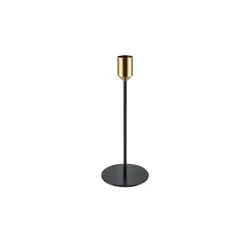 Kerzenhalter   ¦ schwarz ¦ Metall,Aluminium ¦ Maße (cm): H: 20  Ø: 8.0