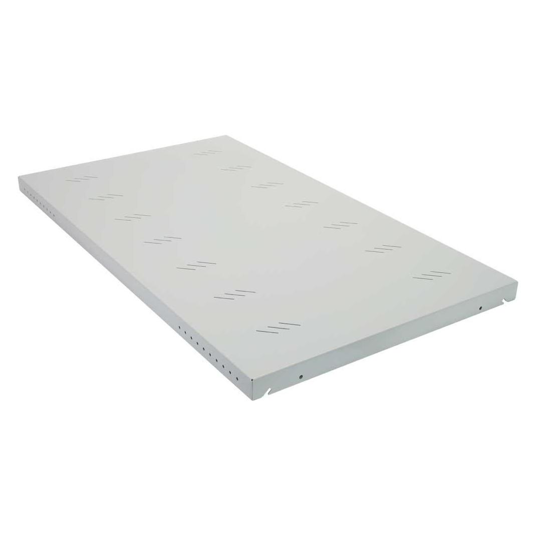 Triton 48,30cm (19") Fachboden für Netzwerkschränke, Festeinbau, Tiefe 750 mm, 80 kg, hellgrau RAL 7035 (RAC-UP-750-A4)