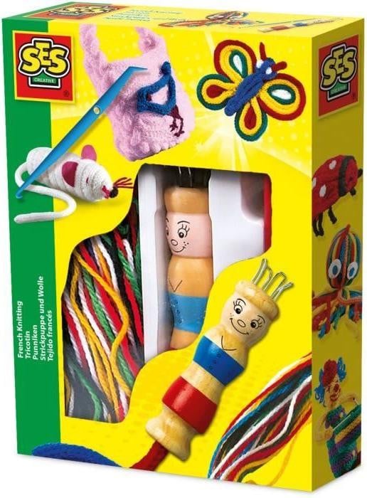 SES Creative Brei-set voor kinderen voor creatieve ontwikkeling