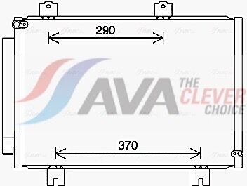 Ava Clever Choice Kondensator, Klimaanlage Hd5316d Für Honda