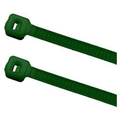 Tecline Kabelbinder, grün, 250 x 3,5 mm VPE: 100 Stück (Kunststoffkabelbinder, 250 mm, 100 Stk.) (NKB-GN-3.5x250)