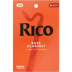 D’Addario Blätter D'Addario Rico Boehm Bass Clarinet 3-P 2,0 Bassklarinette, Sch... - Blätter