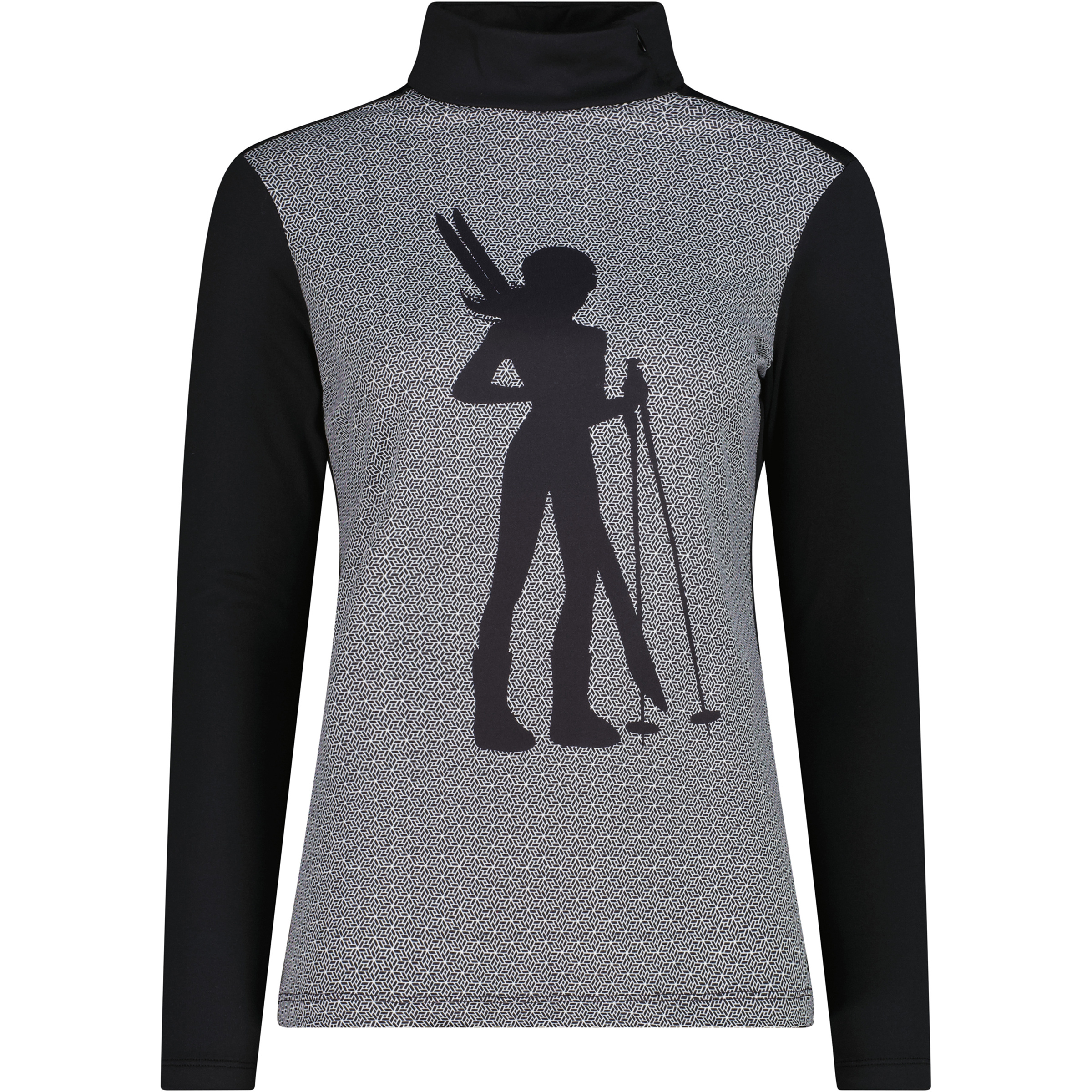 CMP Damen Pullover schwarz Größe XXS Lifestyle Elastisch