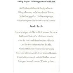 Dichtungen und Schriften Bd. 1: Lyrik, Belletristik von Karl Ludwig Martens Schneider