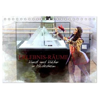 Erlebnis-Räume Kunst und Kultur in Hildesheim (Tischkalender 2027 DIN A5 quer), CALVENDO Monatskalender