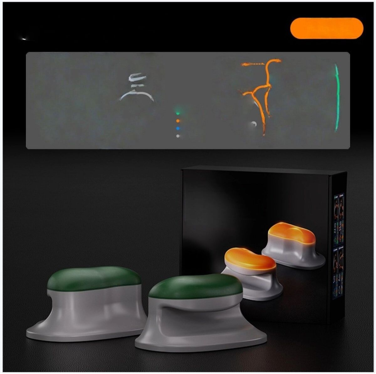 INF Set d'entraînement support pour pompes ergonomique avec base large stable et tapis multi-positions pour entraînement Vert