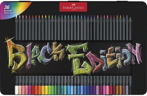 Faber-Castell Black E Farveblyanter   36 Farver