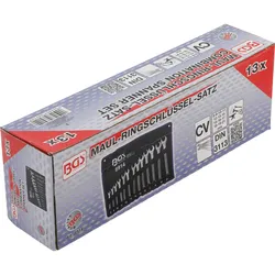 BGS Maul-Ringschlüssel-Satz Maulseite mit Ratschenfunktion SW 8 - 21 mm 13tlg. - 8914