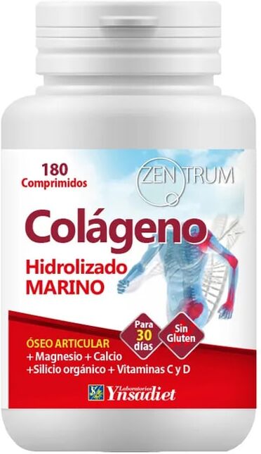Ynsadiet Colágeno Hidrolisado Marinho Zentrum 180 Tabs
