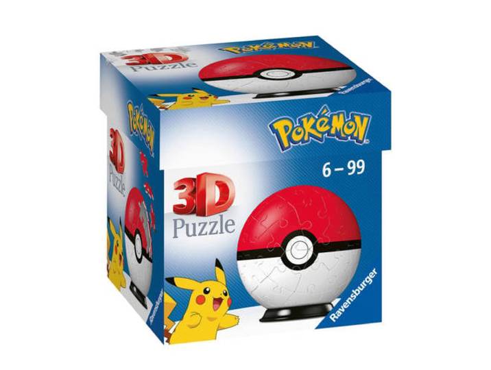 Ravensburger pokémon pokéball 3D puzzel 54 stukjes