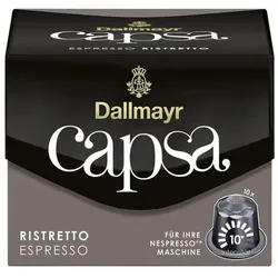 Dallmayr Kaffeekapseln »capsa Espresso Ristretto« für Nespresso® braun