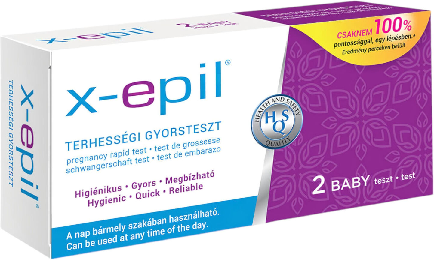 X-Epil - Pregnancy Rapid Test (2-Pack)