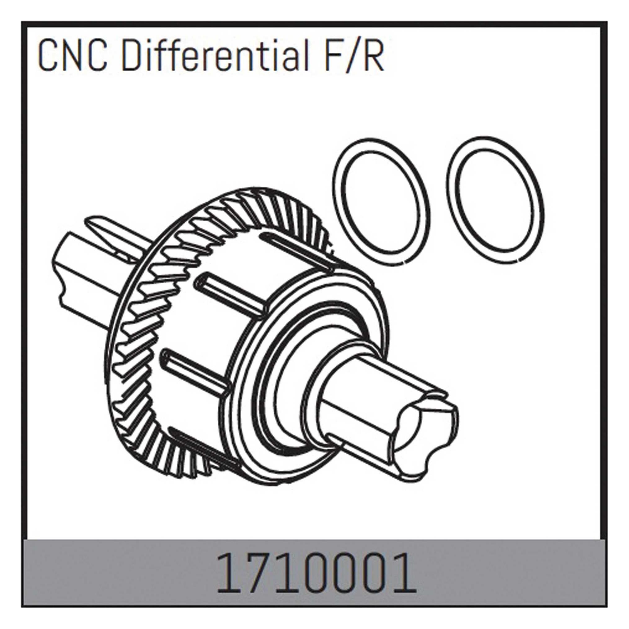 Absima mamba 7: cnc differential v/h (1710001)