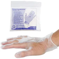 Einmalhandschuhe nach DIN EN 455 Pack à 4 Stück