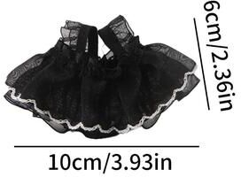Uplift Essentials Small Pet Outfits And Hamster Dresses black
