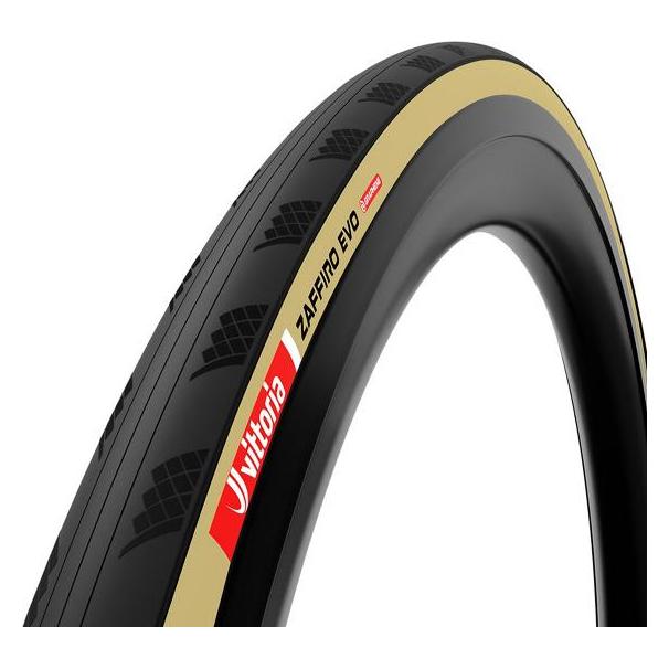 Vittoria TIRES 700x28 (28-622) ZAFFIRO EVO TUBE TYPE FOLDING BLACK/TAN (28-622) (11A00943)