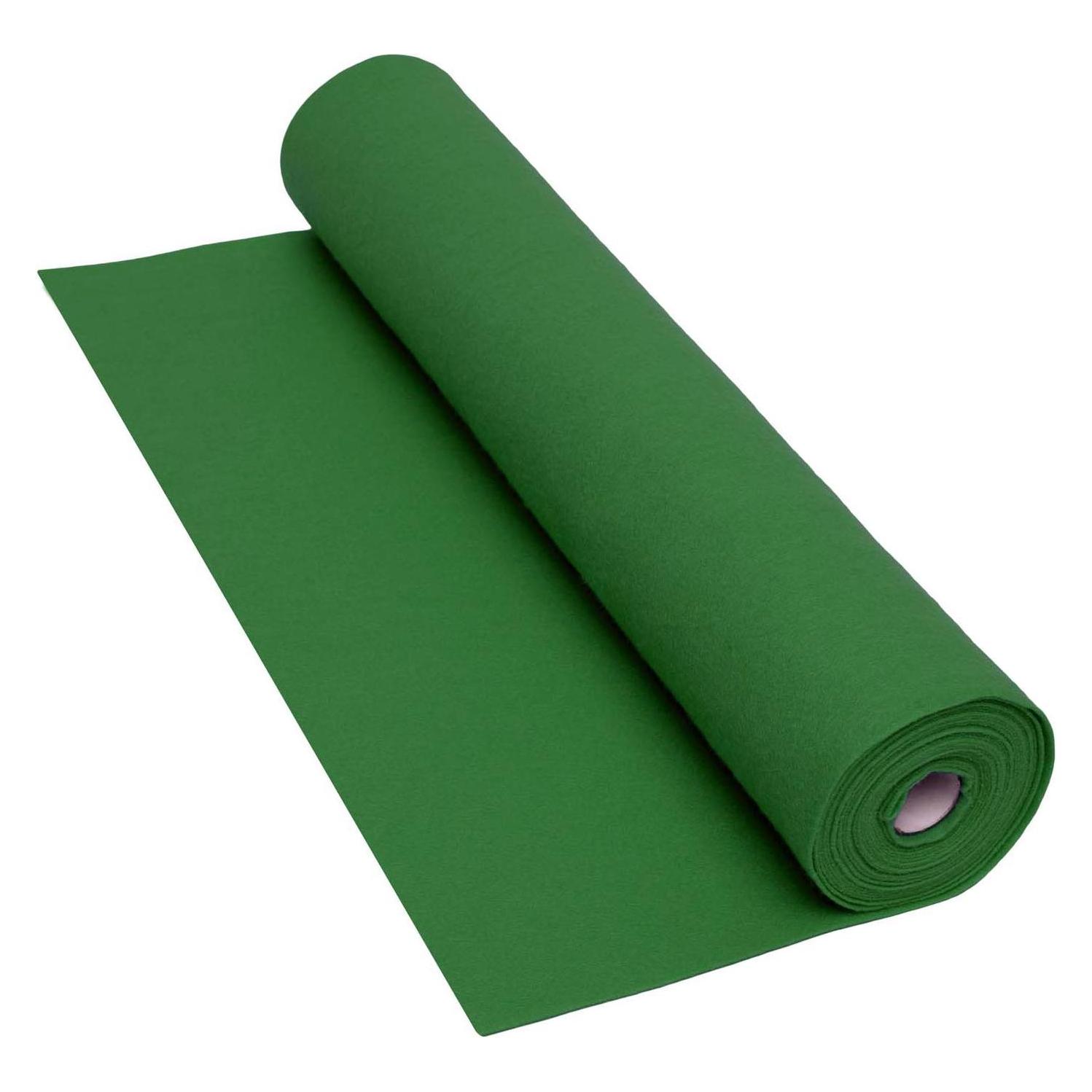 Colorations - Dunkelgrüne Filzrolle - 160 g/m², 5 m x 45 cm (55623553)