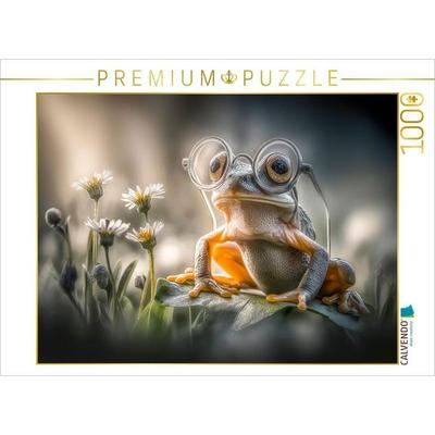 CALVENDO Puzzle Ein Frosch | 1000 Teile Lege-Größe 64x48cm Foto-Puzzle für glückliche Stunden, Sonstige von , Calvendo Puzzle