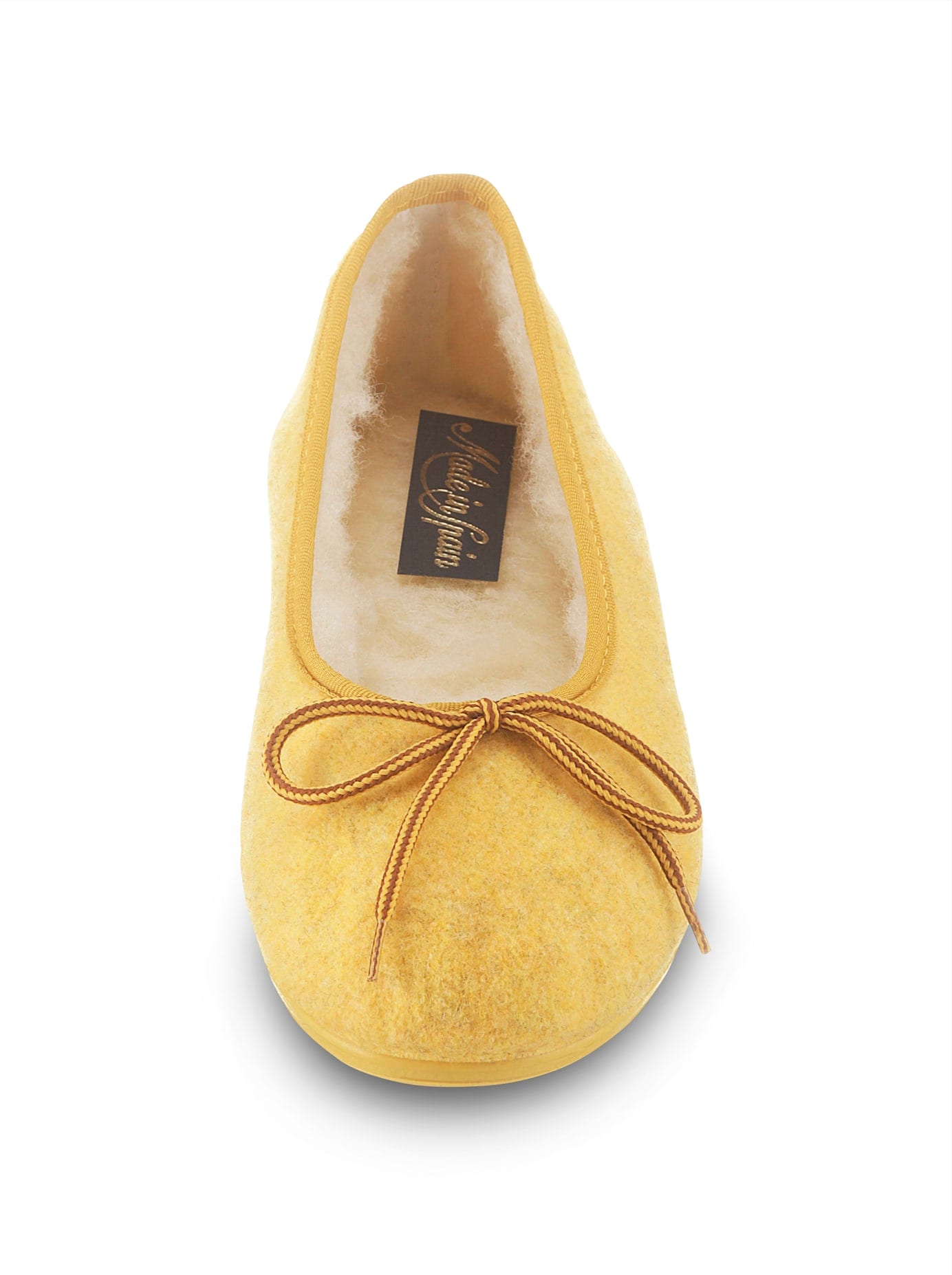 Hausschuh CLASSIC, Damen, Gr. 40, gelb, Textil, Schuhe Hausschuh gelb 40