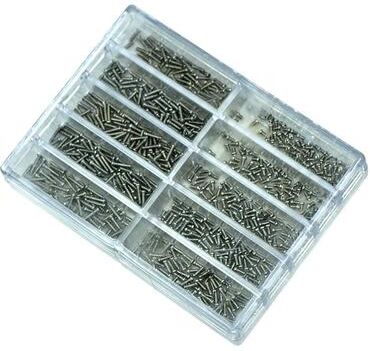 Drop Dash Deals Eyeglass Repair Kit With Watch Repair Screws In Stainless Steel Case Eyeglass Repair Kit With Watch Repair Screws In Stainless Steel Case