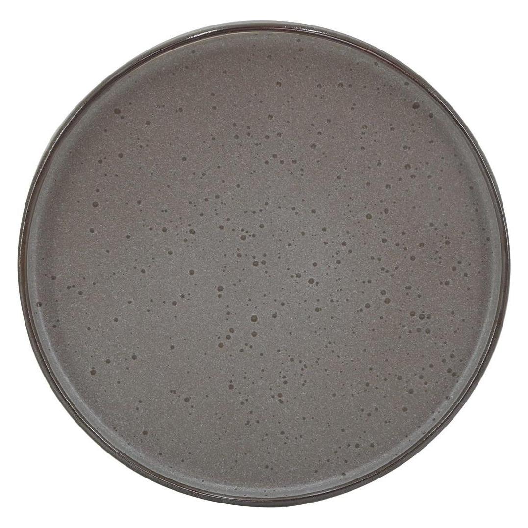 Domoletti Dinner Plate Brown Dots 26cm (1x, 26 cm) (49300610)