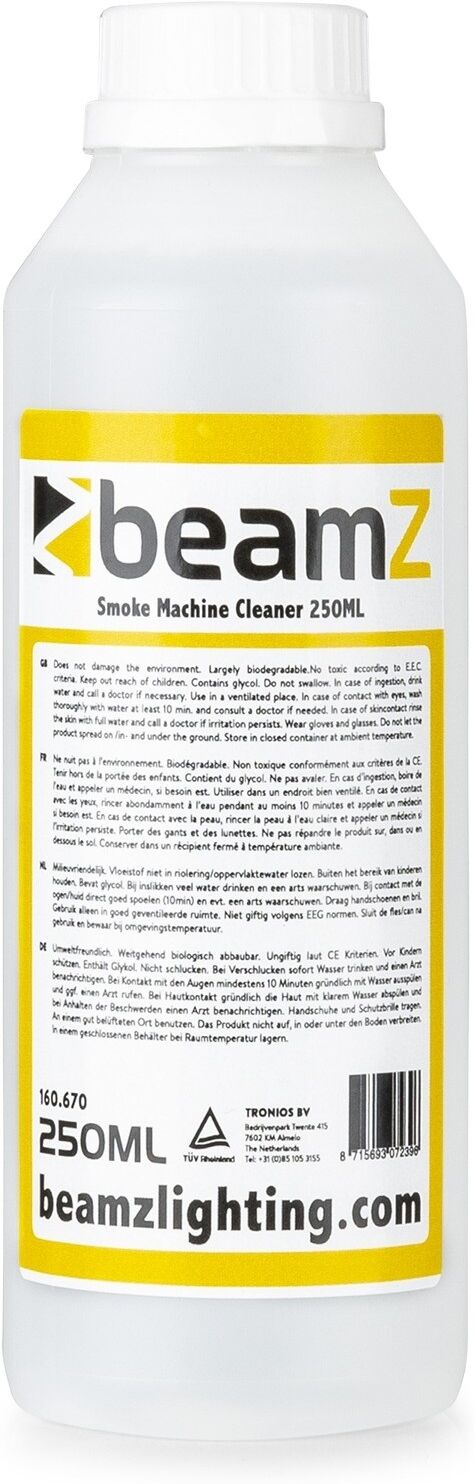 Líquido de Limpeza p/ Máquina de Fumos (250ml) - beamZ