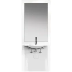 Waschtisch-Modul des Systems S 50, für das elektrisch höhenverstellbare Vorwandelement Waschtisch S50.01.01000, inklusive Waschtisch 950.11.121, ohne Armatur