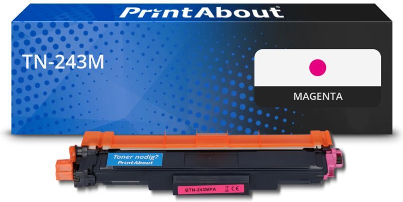 PrintAbout Toner compatible Brother TN-243M - Magenta Magenta