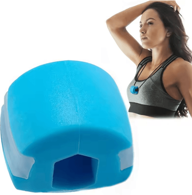 Inspire Picks Silicone Jaw Exerciser Ball Face Fitness Trainer For Jawline And Facial Muscle Toning blue