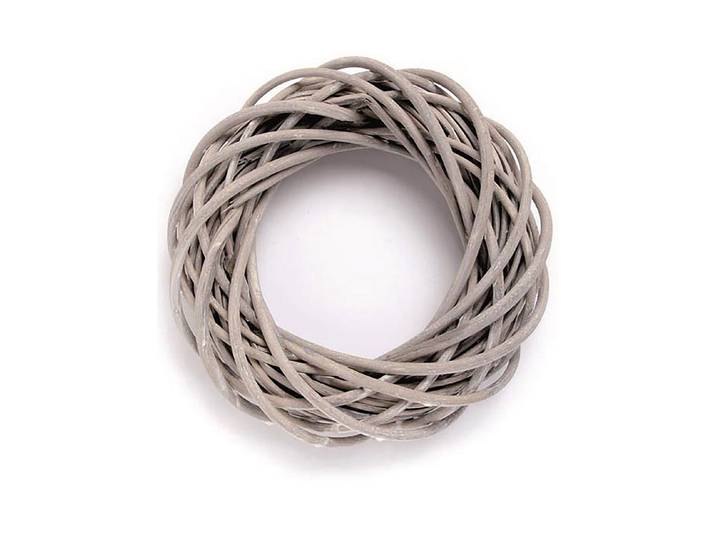 Glorex Kranz Weide Grau ⌀ 25 cm
