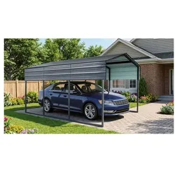 Westmann Carport »Kopenhagen S« grau, 305x253x451 cm