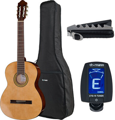 Thomann Classic 4/4 Guitar Bundle Natur