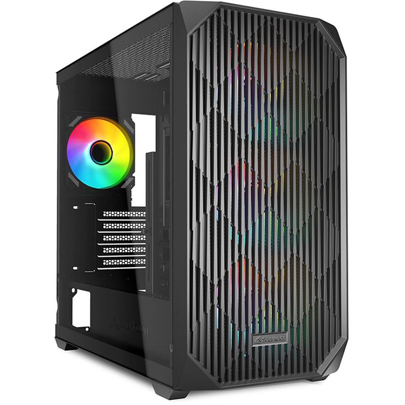 Sharkoon MK3 RGB Mini Tower ohne Netzteil schwarz