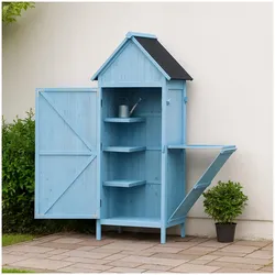 HTI-Living, Gartenhaus + Gartenschrank, Praktischer Gartenschrank mit Ablage Stauraum für alle Gartengeräte