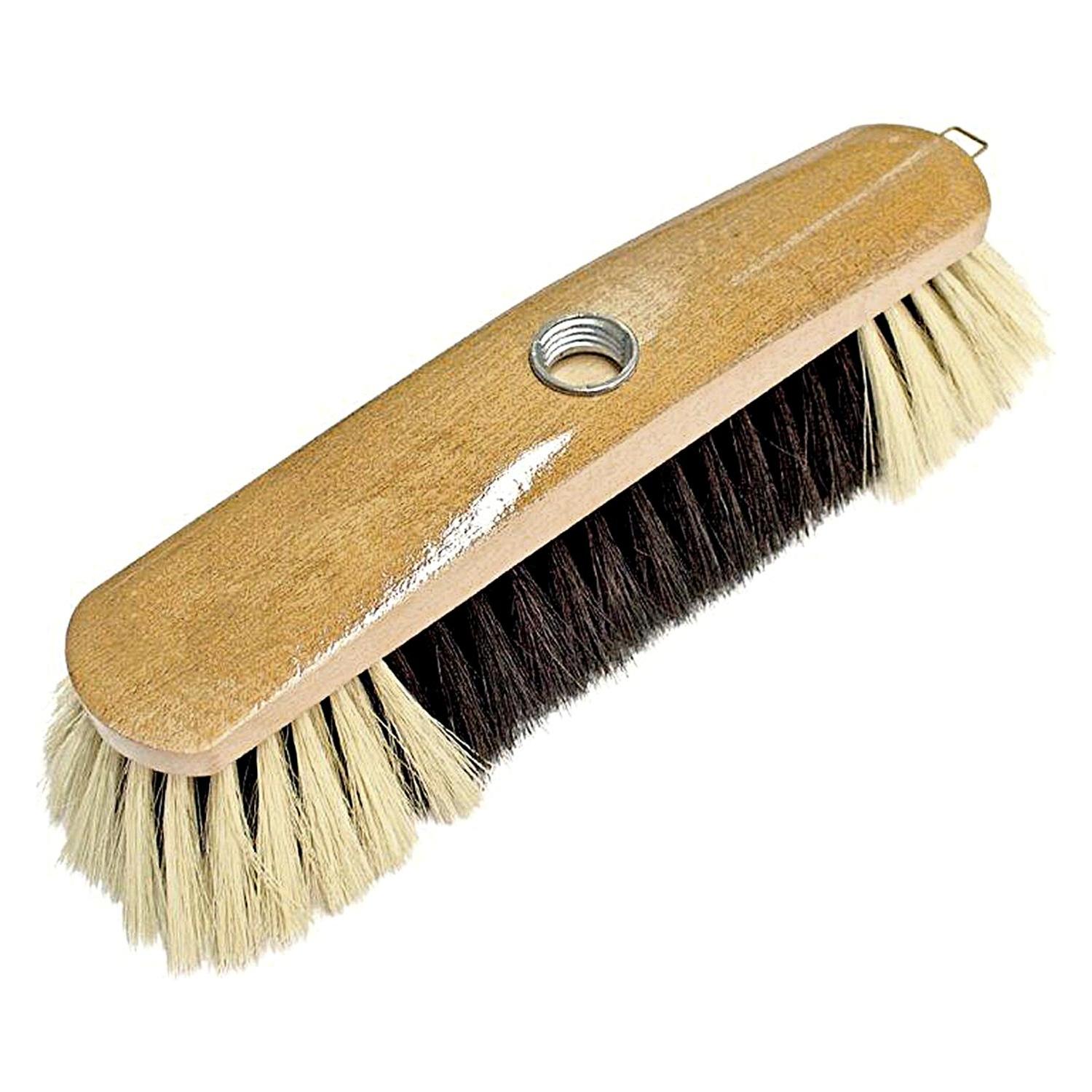 Peggy Perfect Zimmerbesen Buche nussbraun gebeizt Haarmischung 28cm (1 Stk.) (2053)